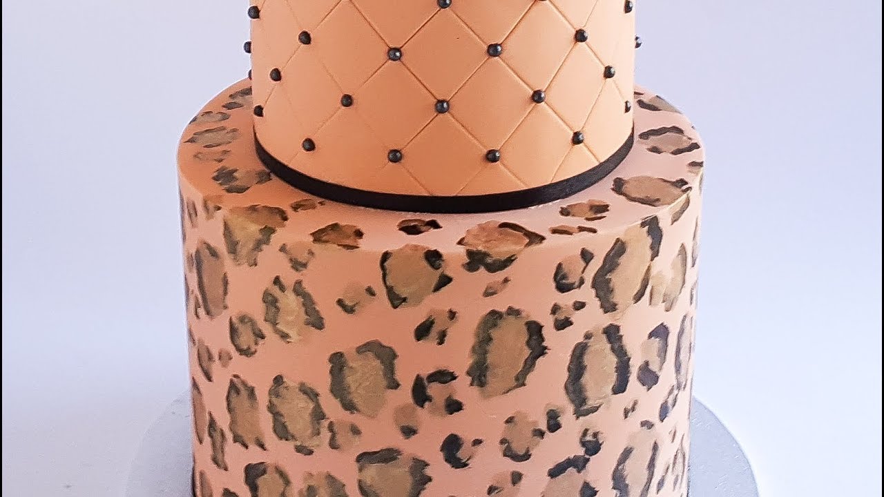 Leopard Print Cake Tutorial- Rosie's Dessert Spot