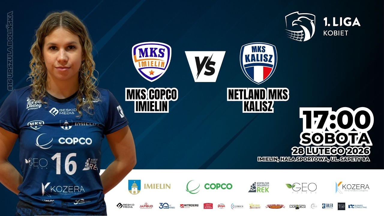 I LIGA KOBIET:  MKS COPCO Imielin vs NETLAND MKS Kalisz