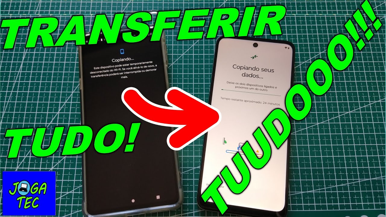 Como Transferir todos os dados do Celular Antigo para o novo Motorola Android 13