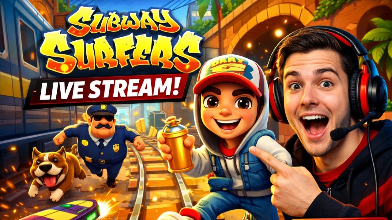 🔴Live Subway Surfers : 1million coin, world record