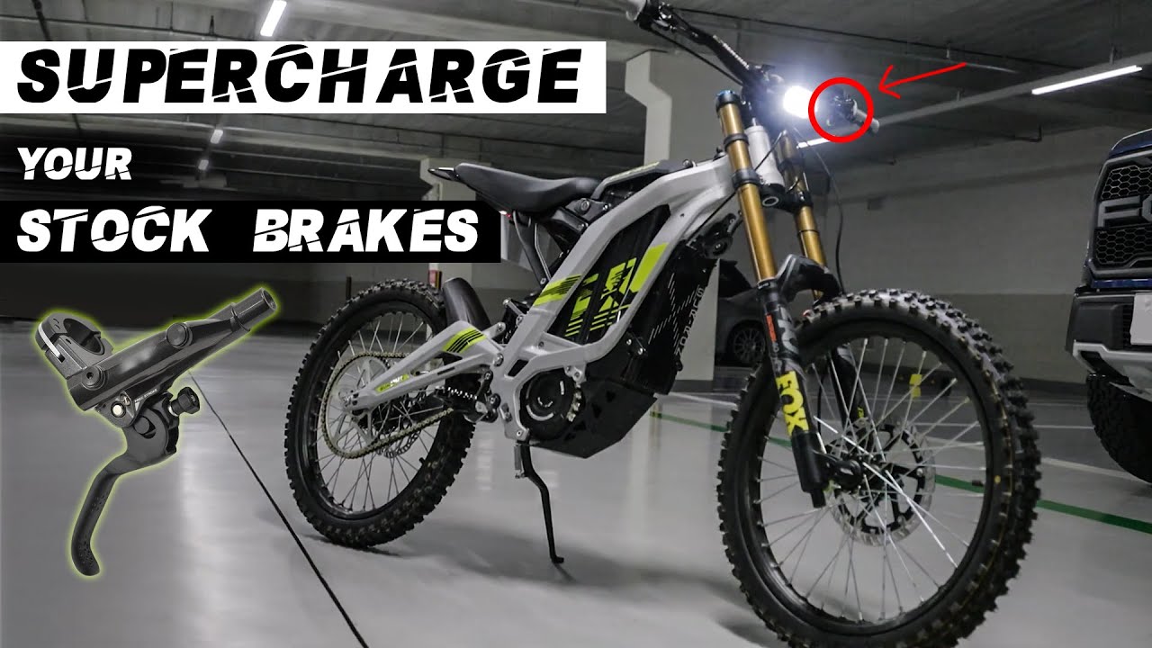 Supercharge your Stock Surron X Brakes! AFFORDABLE MOD