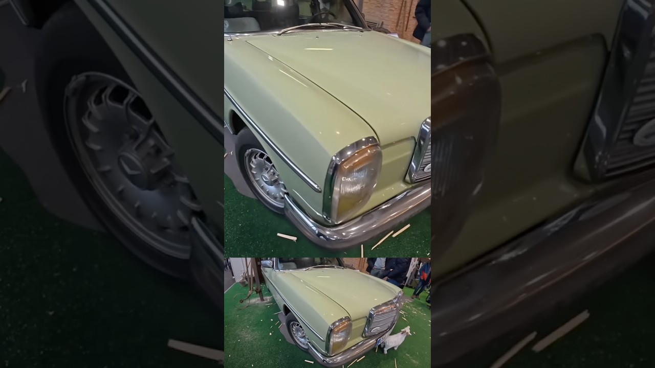 Seltener Mercedes Strich Acht - 240D 3.0 #classic #motorshow #retroclassics #messe #classiccars