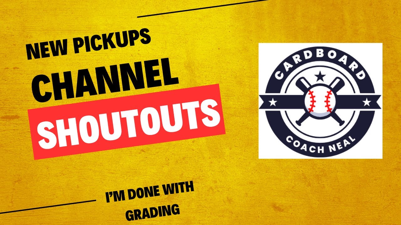 Some random thoughts on SGC, some new pickups, and channel shoutouts
