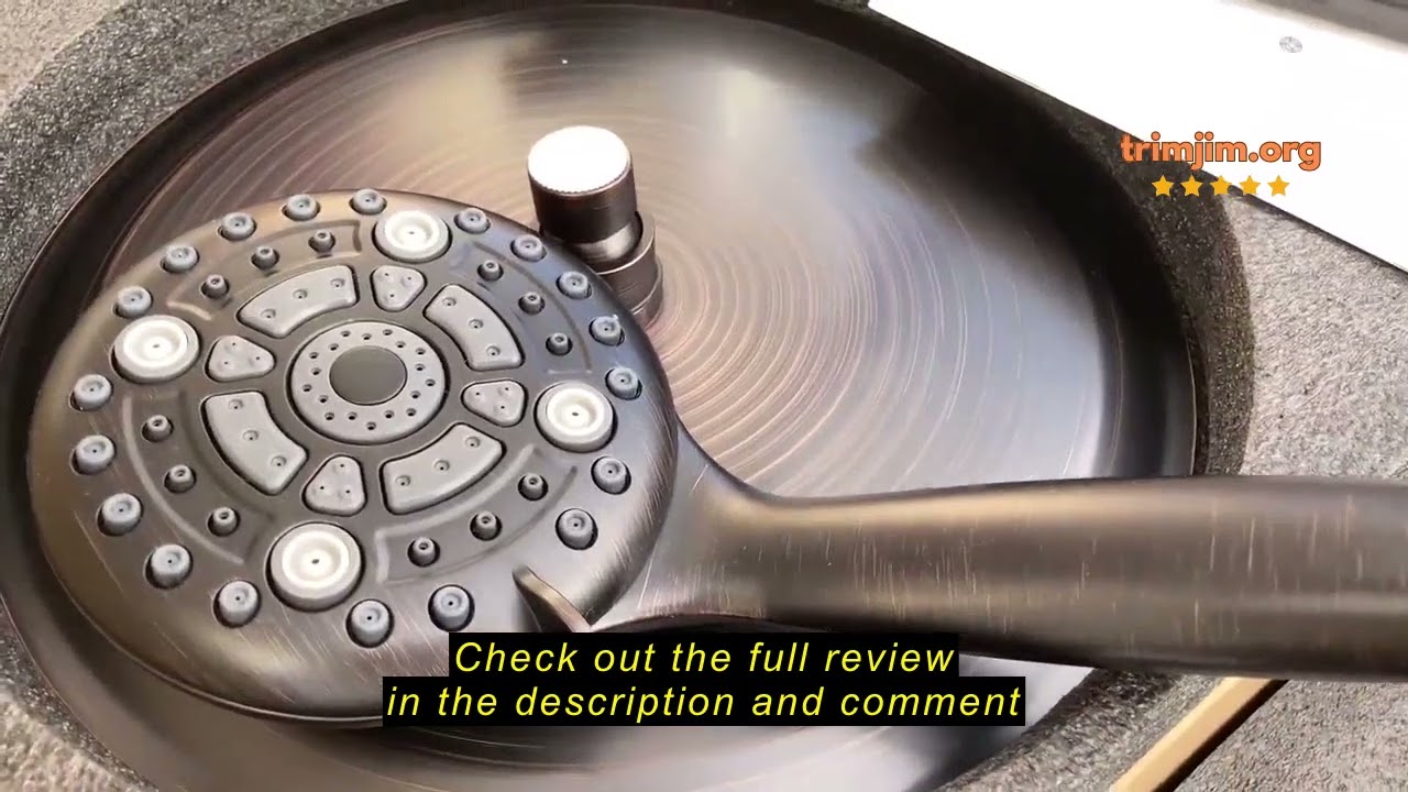 Review SR SUN RISE Shower Faucet - 10 Inch Multifunctional High Pressure Shower Head System with Han