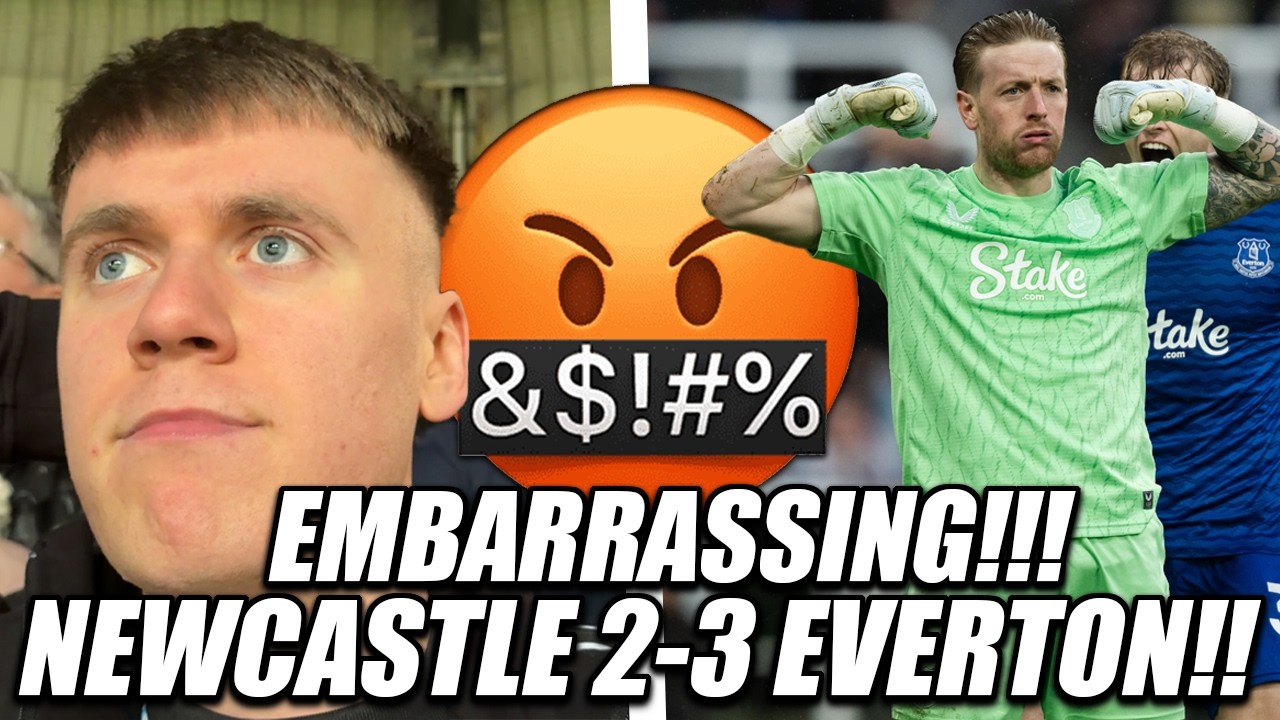 *EMBARRASSING!!!* NEWCASTLE 2-3 EVERTON VLOG!! 