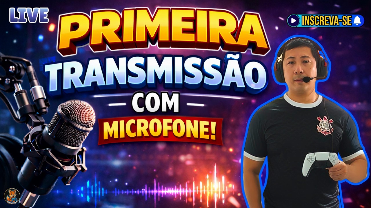 PRIMEIRA TRANSMISSÃO COM MICROFONE! 🎙️ JOGANDO EFOOTBALL + BATE-PAPO AO VIVO ⚽ | eFOOTBALL 2025