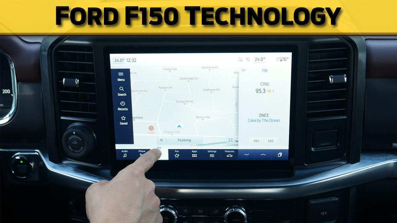 Как использовать штатную навигацию в Ford F150 Sync 4 (модели 2022–2024 годов)