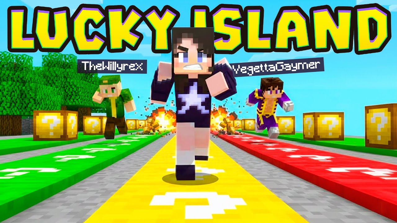 400 Jugadores en Lucky Island Minecraft | El Evento M&Aacute;S GRANDE de DiosesMC