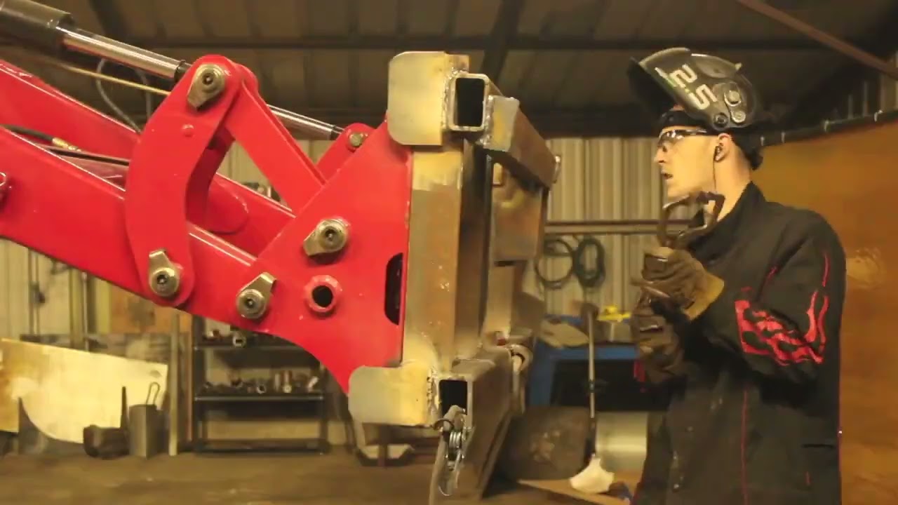 TRACTOR FORKLIFT BUILD - WELDING PROJECT - ATTACHMENT DIY WITH TIG AND REPURPOSED STEEL!!!