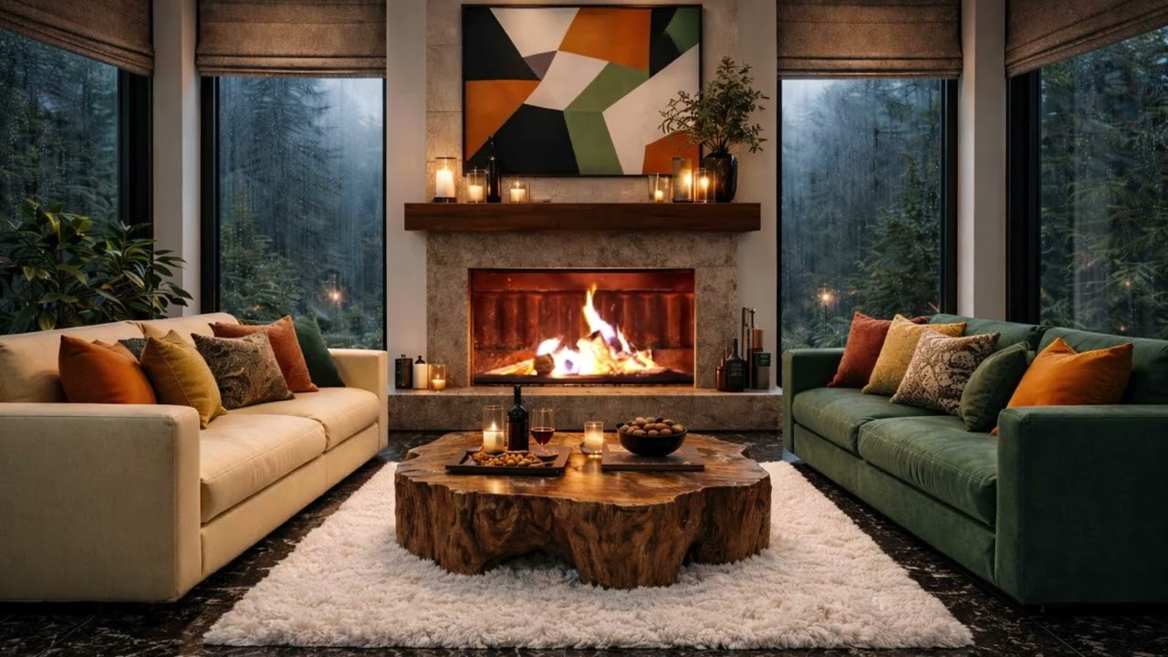 Cozy Rain Ambience | 3 Hours of Relaxing Rain Sounds for Sleep & Focus