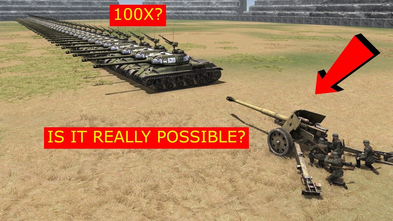 Can the Legendary Pak 88 Shoot Through 10 IS-2s? | Gates of Hell