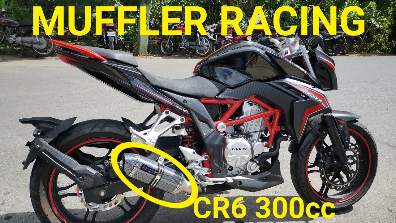 MUFFLER o ESCAPE RACING para tu LONCIN CR6 300cc