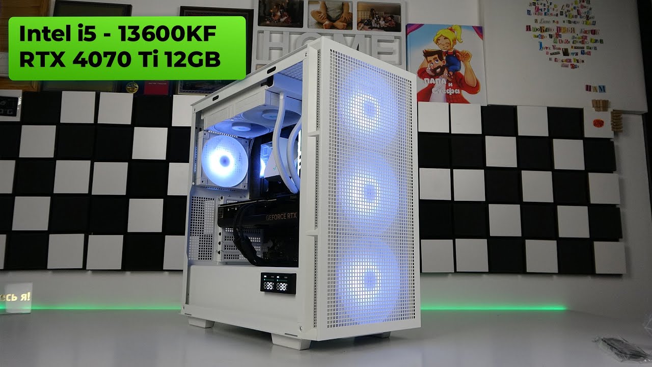 Intel i5 - 13600KF + RTX 4070 Ti 👽 ASUS ProArt gaming PC BUILD + Test 1080p 1444p 2160p