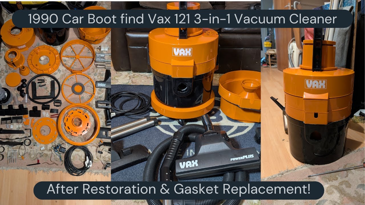 1990 Vax 121 3-in-1 Cleaning System - After Restoration, as good as new!