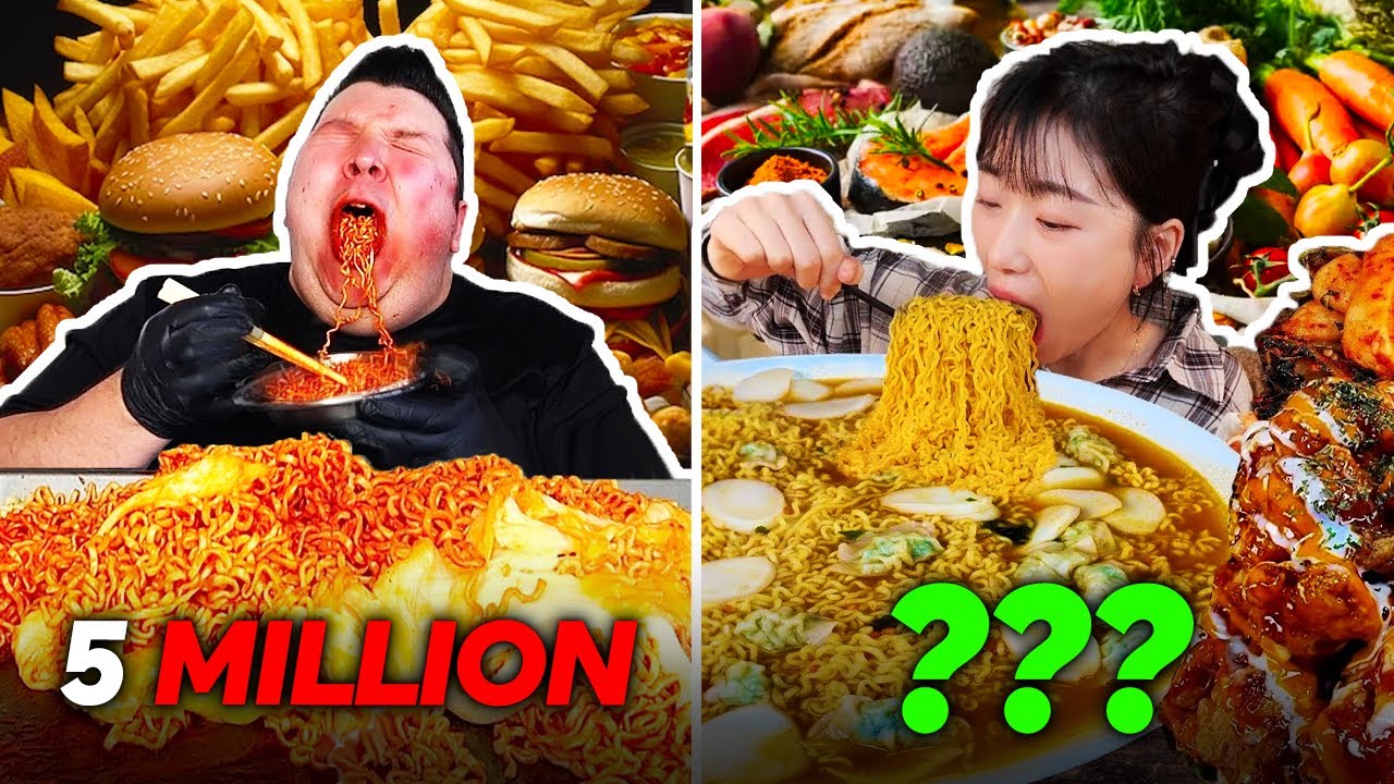 FAMOUS vs UNDERRATED Mukbangers!