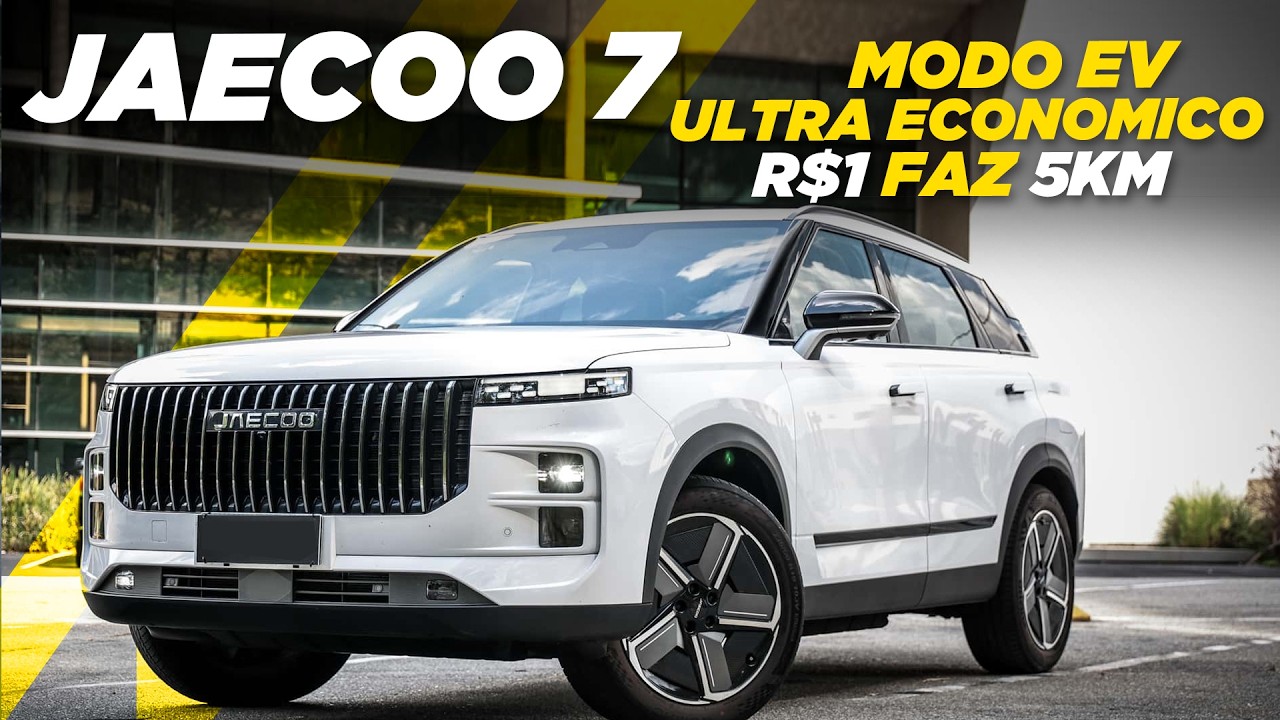 JAECOO 7 - TESTE REAL DE CONSUMO e AUTONOMIA 😱MAIS ECON&Oacute;MICO QUE UMA MOTO!