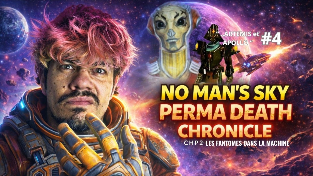 No Man's Sky SPEEDRUN|PERMADEATH CHRONICLE | CHP2: FANTOMES DANS LA MACHINE ep4 #nocommentarygaming