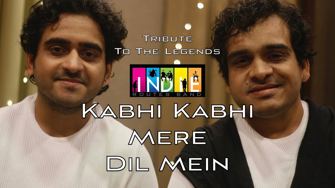 Kabhi Kabhi Mere Dil Mein | Tribute To The Legends | Aabhas Shreyas | Indie Routes | One Take Video