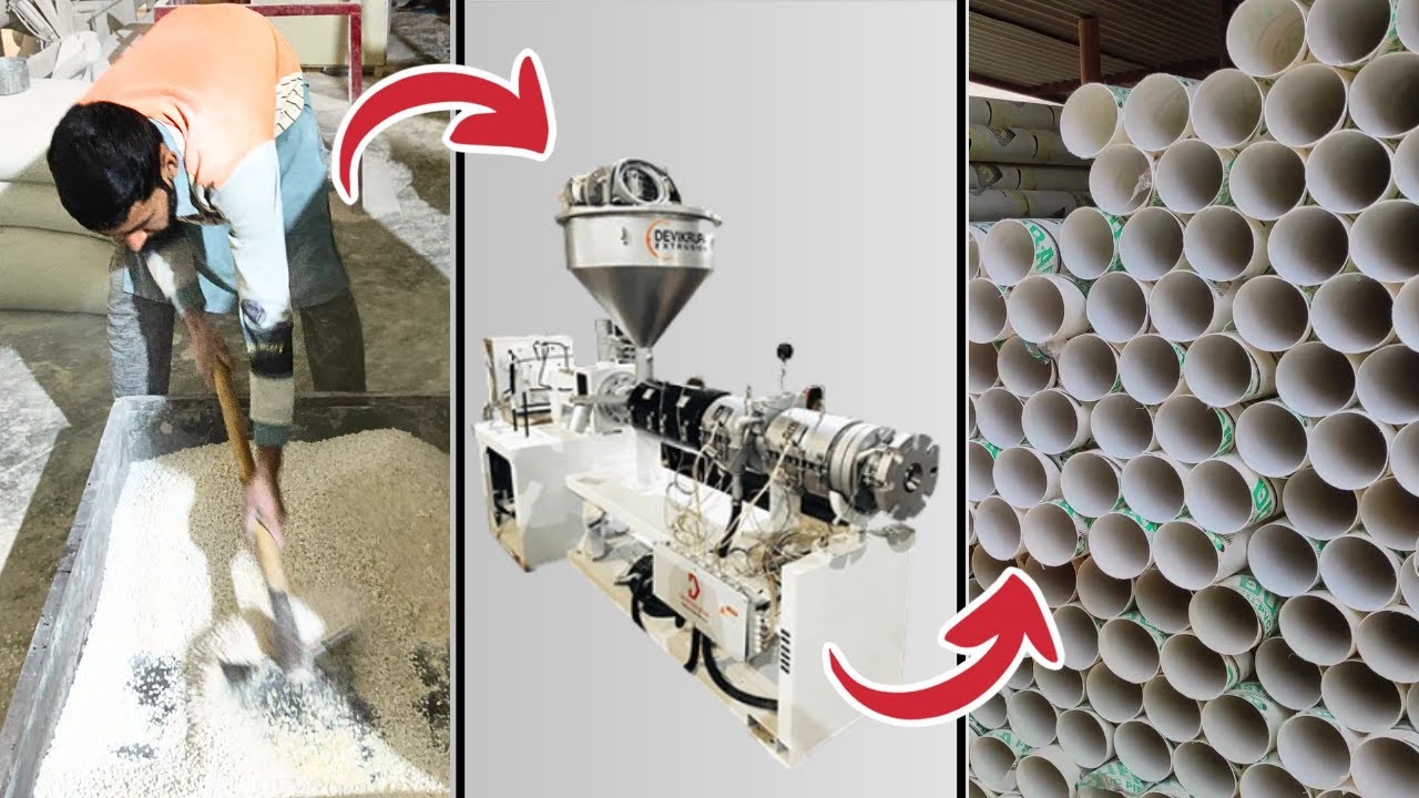 Mass Production of PVC Pipes With 99% Automation in the Factory | PVC Pipe Manufacturing Process