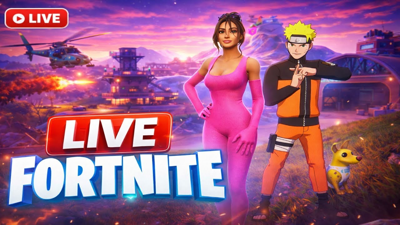 🔴LIVE sur FORTNITE  avec VOUS!🔴