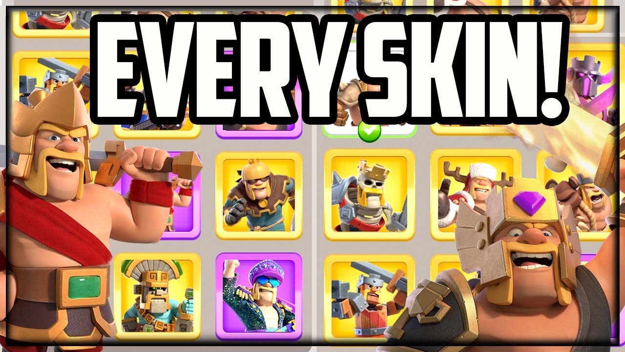 EVERY Barbarian King Skin RANKED in Clash of Clans!