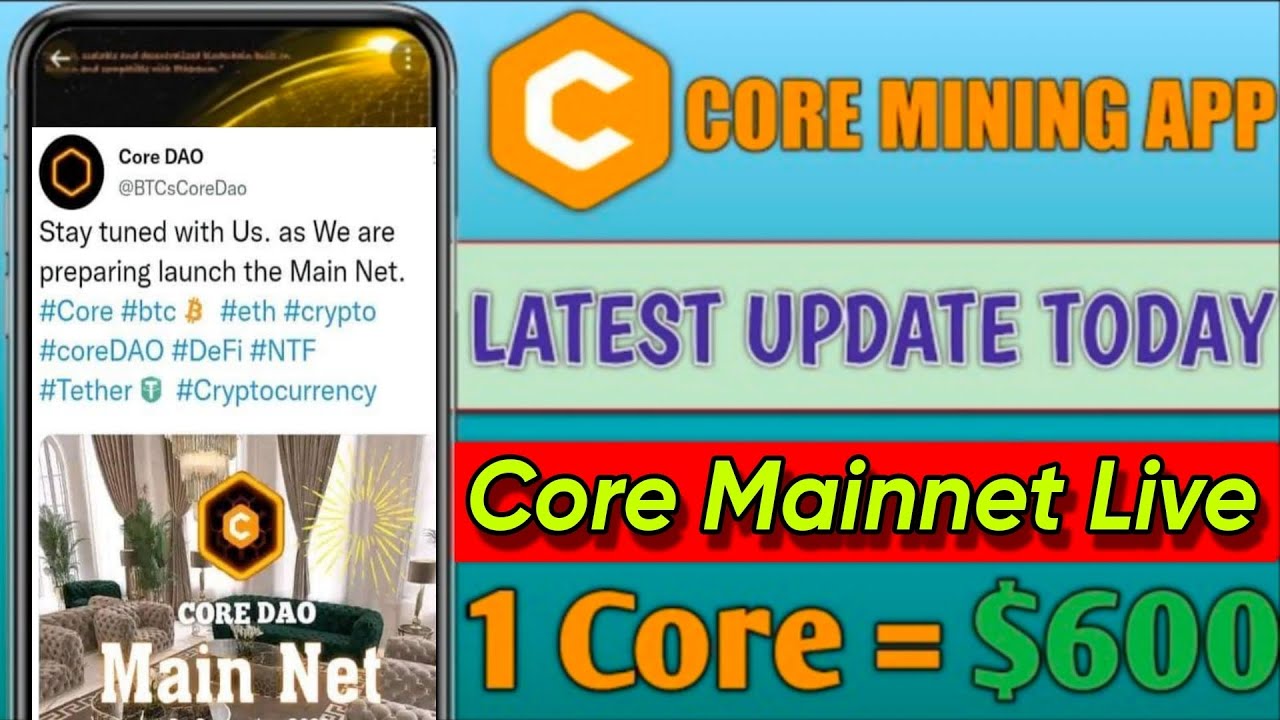 Boom 💥 | Core Mining Latest Update Today 🤯 Satoshi Core Mainnet Live 😱 | 1Core = $600 🤑🎉 #crypto #pi