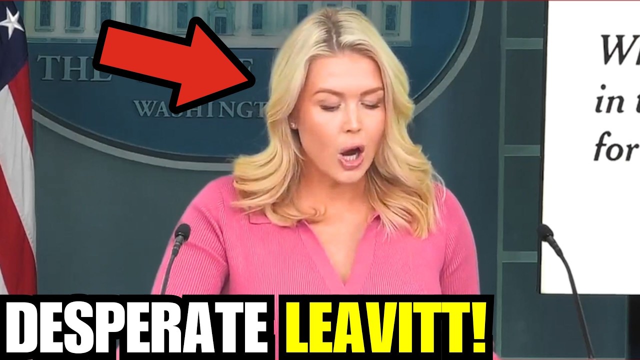 Karoline Leavitt NEAR PANIC ATTACK as her LIES COLLAPSE