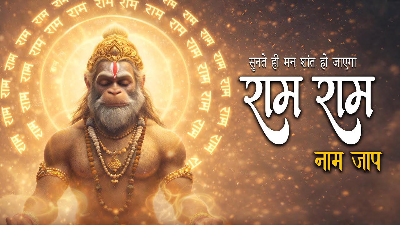 ये Ram Ram Jaap सुनते ही मन शांत हो जाएगा 🙏 Hanuman Ji