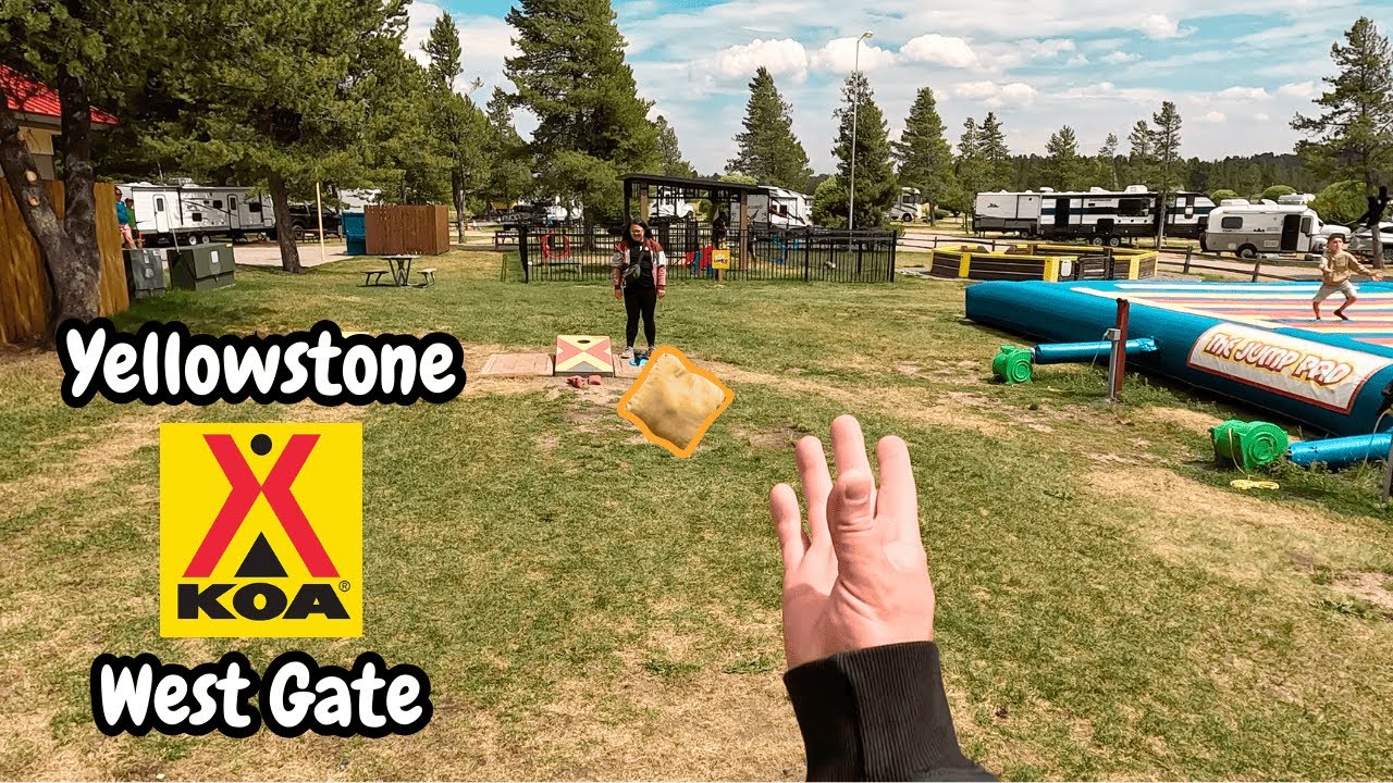 RV Camping Adventure at Yellowstone Park West Gate KOA