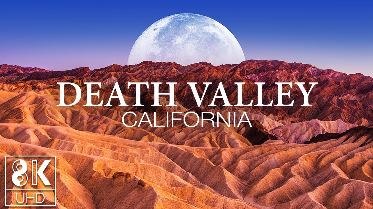 Silent Wallpapers Slideshow 8K - Fantastic Landscapes of Death Valley National Park
