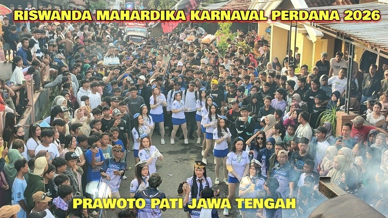 Riswanda Mahardika edisi karnaval perdana di Prawoto Sukolilo Pati Jawa tengah 