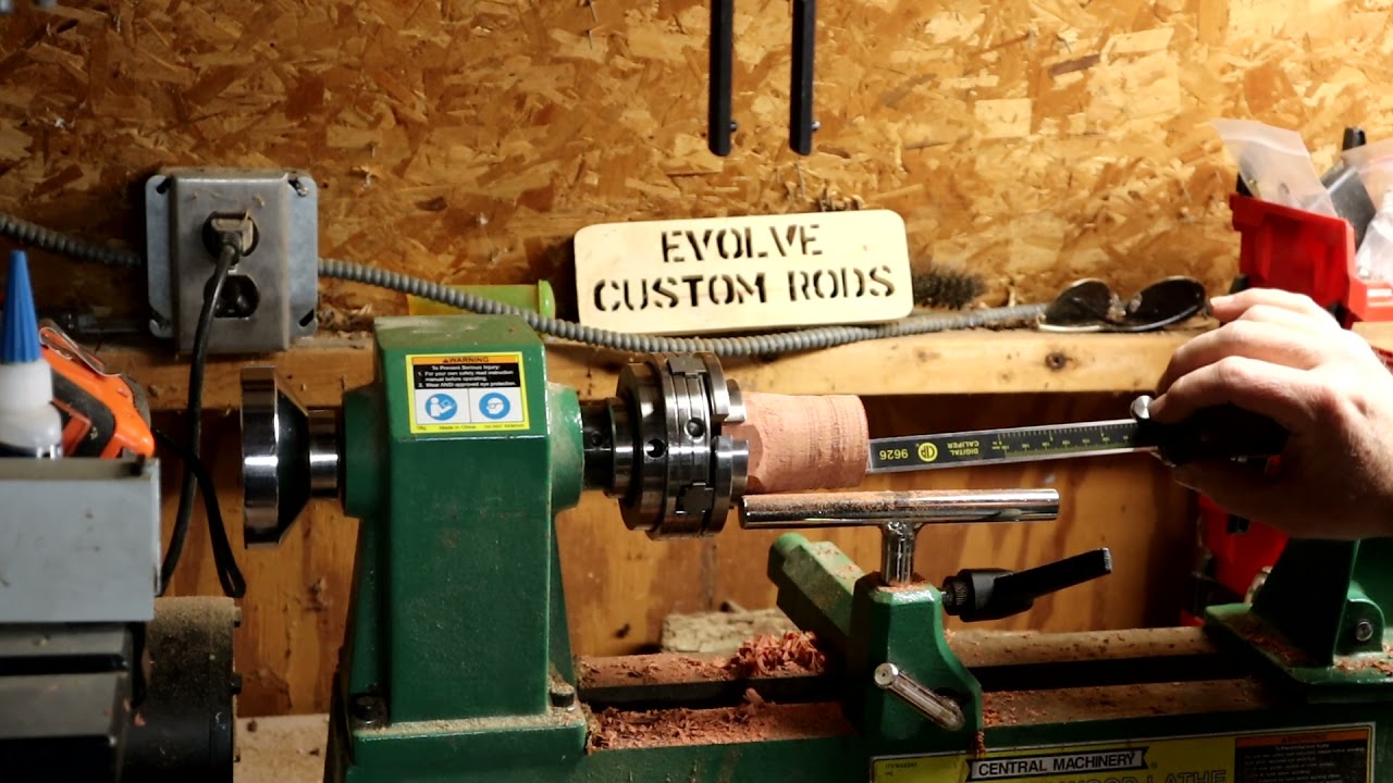 How To Make A Wood and Cork Custom Fishing Rod Handle Custom Rod Building