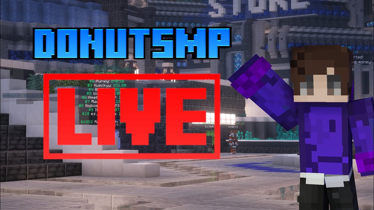 🔴 DONUT SMP  |  RATING BASES 10M | FREE MONEY | IGN IN CHAT | LOOTDROP