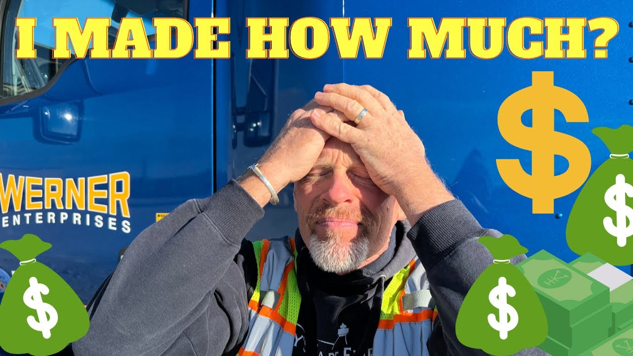 Money and Miles | How much I made my first month driving for Werner Enterprises out of Lake City