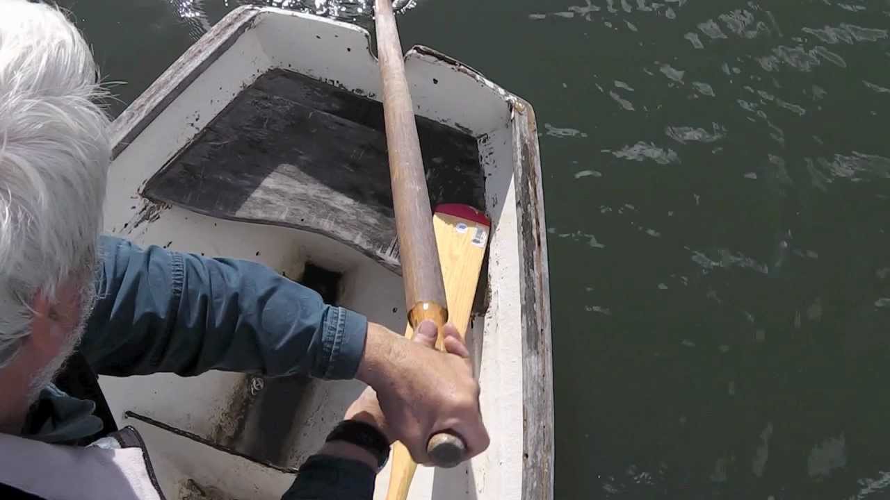 Sculling over the Stern