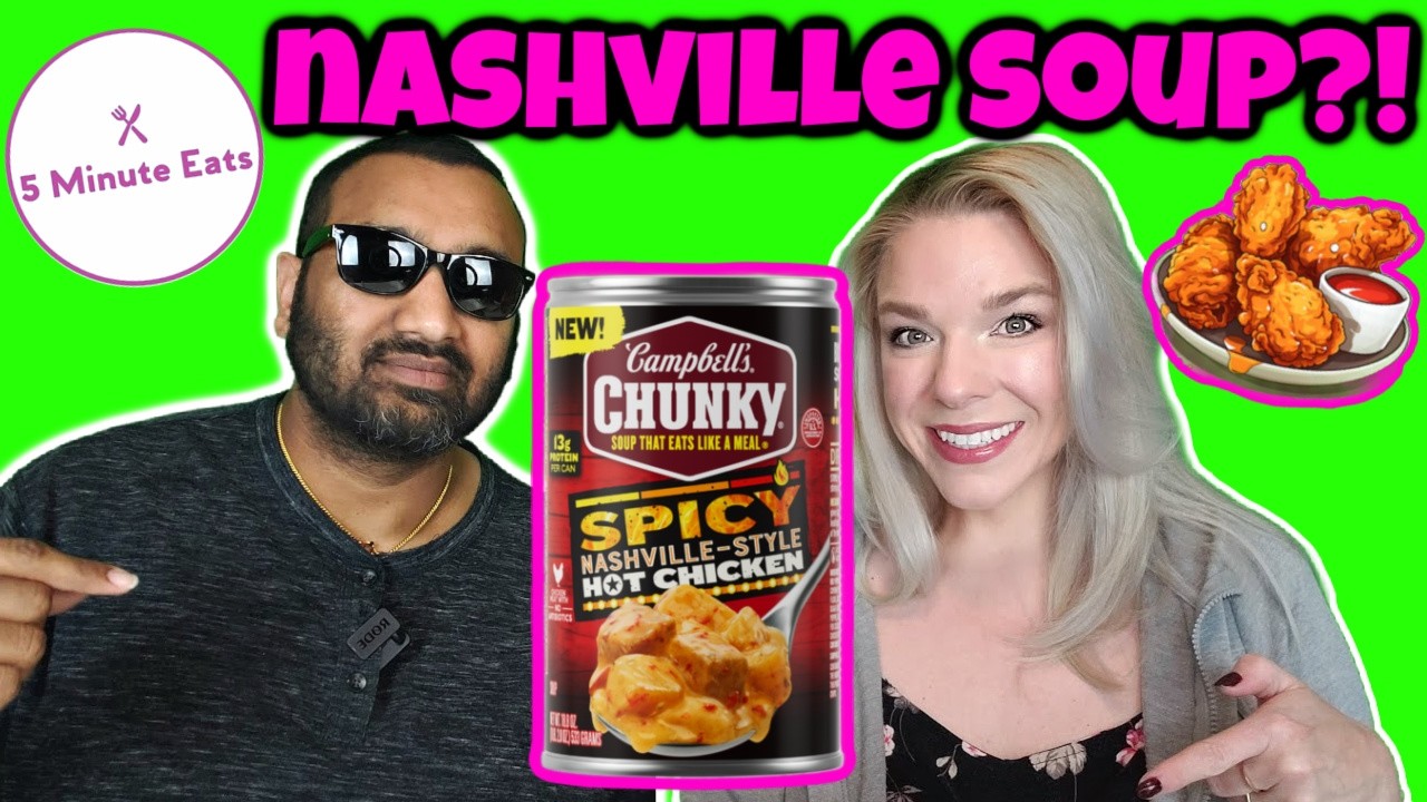 Обзор острого куриного супа Campbell's Chunky Spicy Nashville Style Hot Chicken Soup