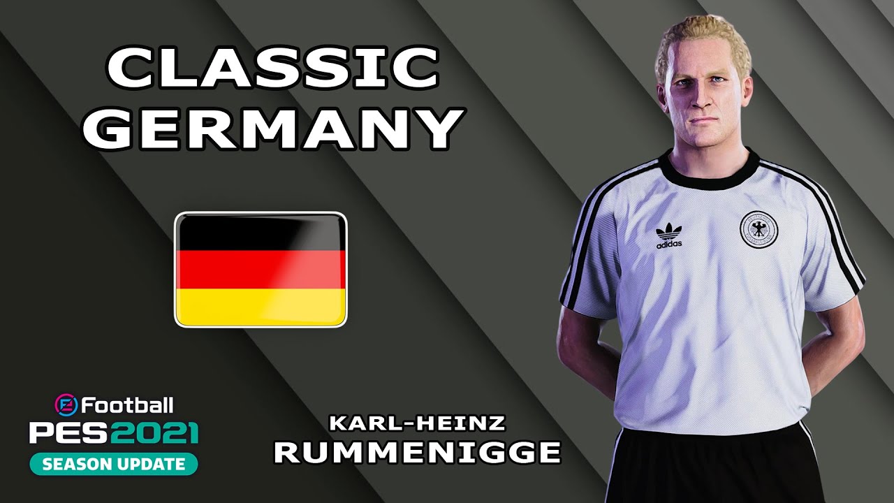 K. RUMMENIGGE face+stats (Classic Germany) How to create in PES 2021