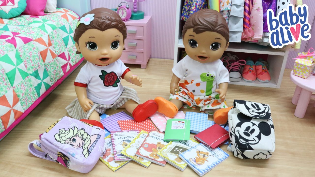MATERIAL ESCOLAR PARA OS GÊMEOS LAURINHA E FELIPINHO