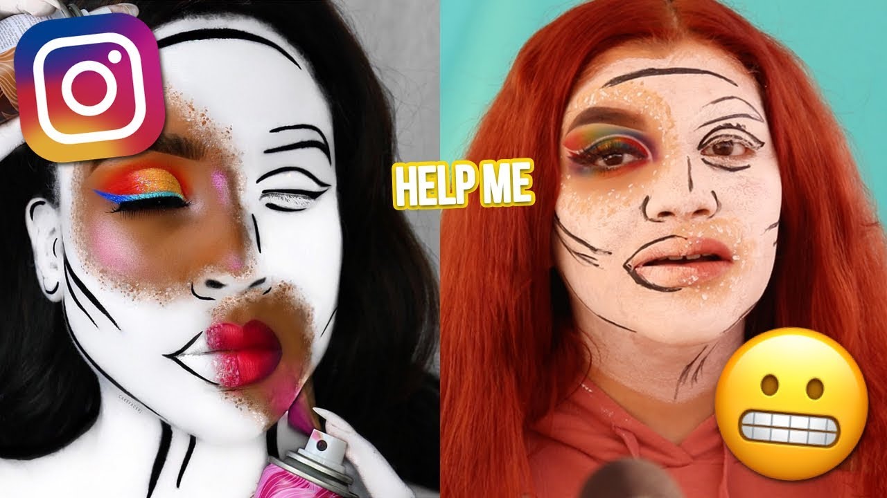 IMITANDO 3 LOOKS DE MAQUILLAJE DE INSTAGRAM (Bueno son 2 pero aja :D )