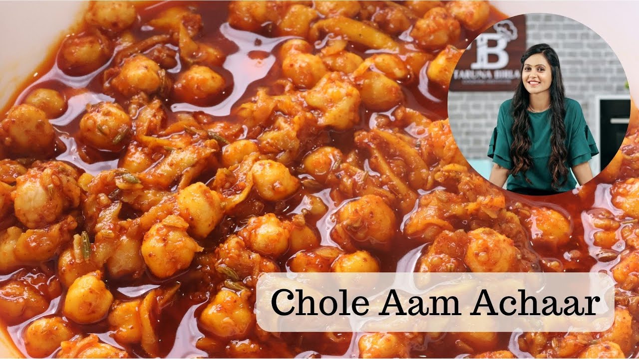 Kabuli Chana  Ka Achaar | Easiest way to make pickle | Chef Taruna Birla