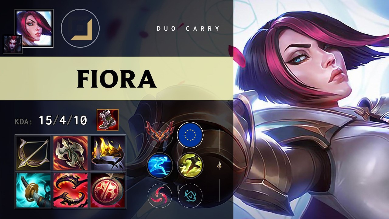 Fiora ADC vs Corki (IJC Soldier) - EUW Grandmaster Patch 26.11