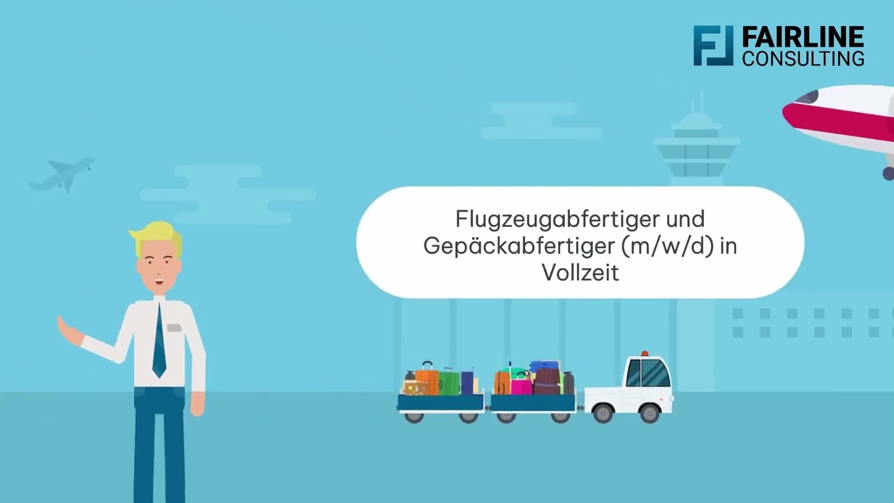 Gep&auml;ckabfertiger & Flugzeugabfertiger am Frankfurter Flughafen Vollzeit Job