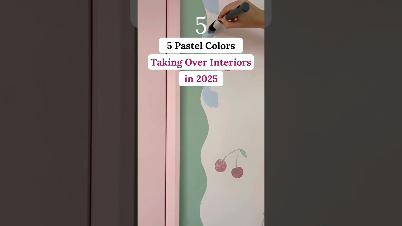 Pastel Colors Taking Over Interior Design in 2025! #colorcombos #pastle #home