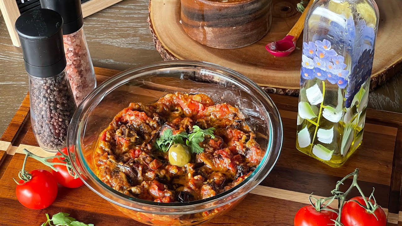 Vegan Roasted Tomatoes & Eggplant