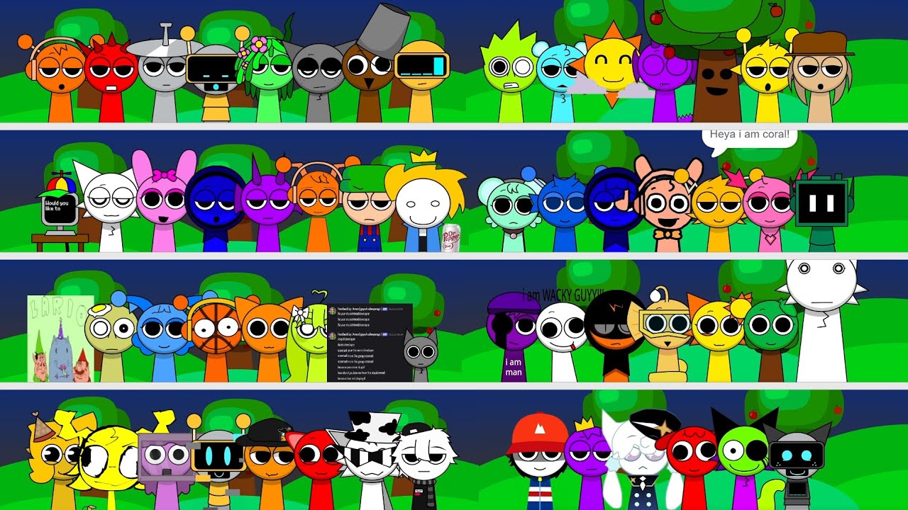 Sprunki evening (Full Update) - with All Characters