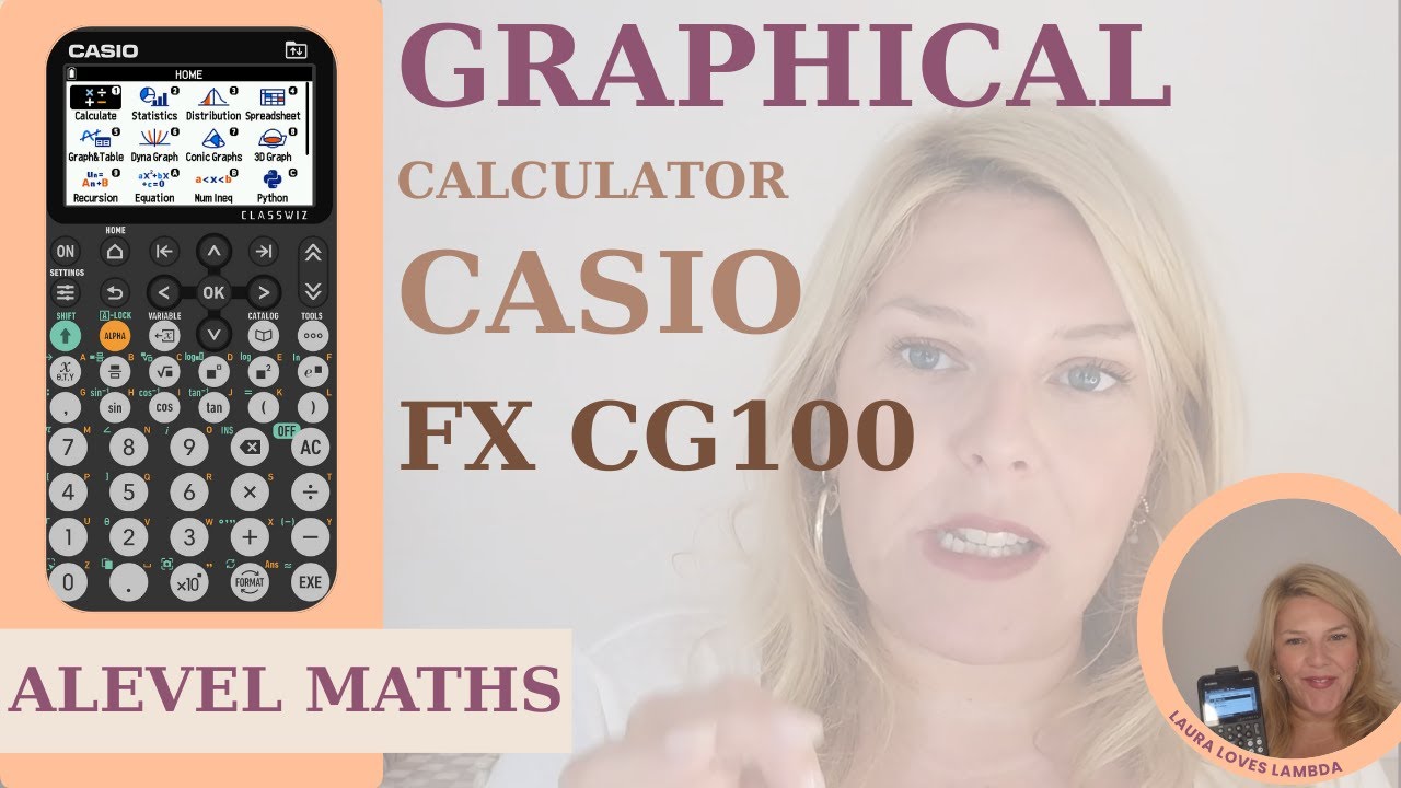 002 Casio (NEW!) Graphical Calculator fx CG 100 for Alevel Maths 2025 - WHAT DIFFERENT BUTTONS DO