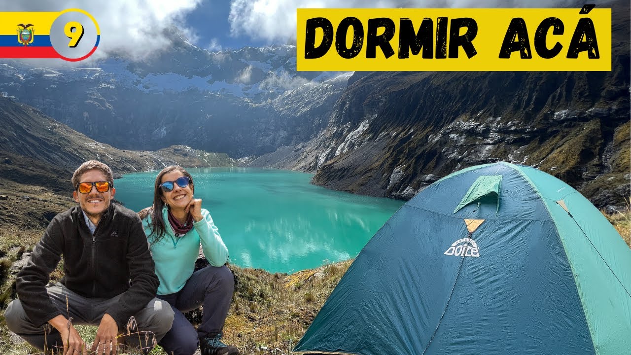 Sólo se puede llegar caminando 😱 32km para conocer LAGUNA AMARILLA y Volcán EL ALTAR 🇪🇨 #Ecuador E.9