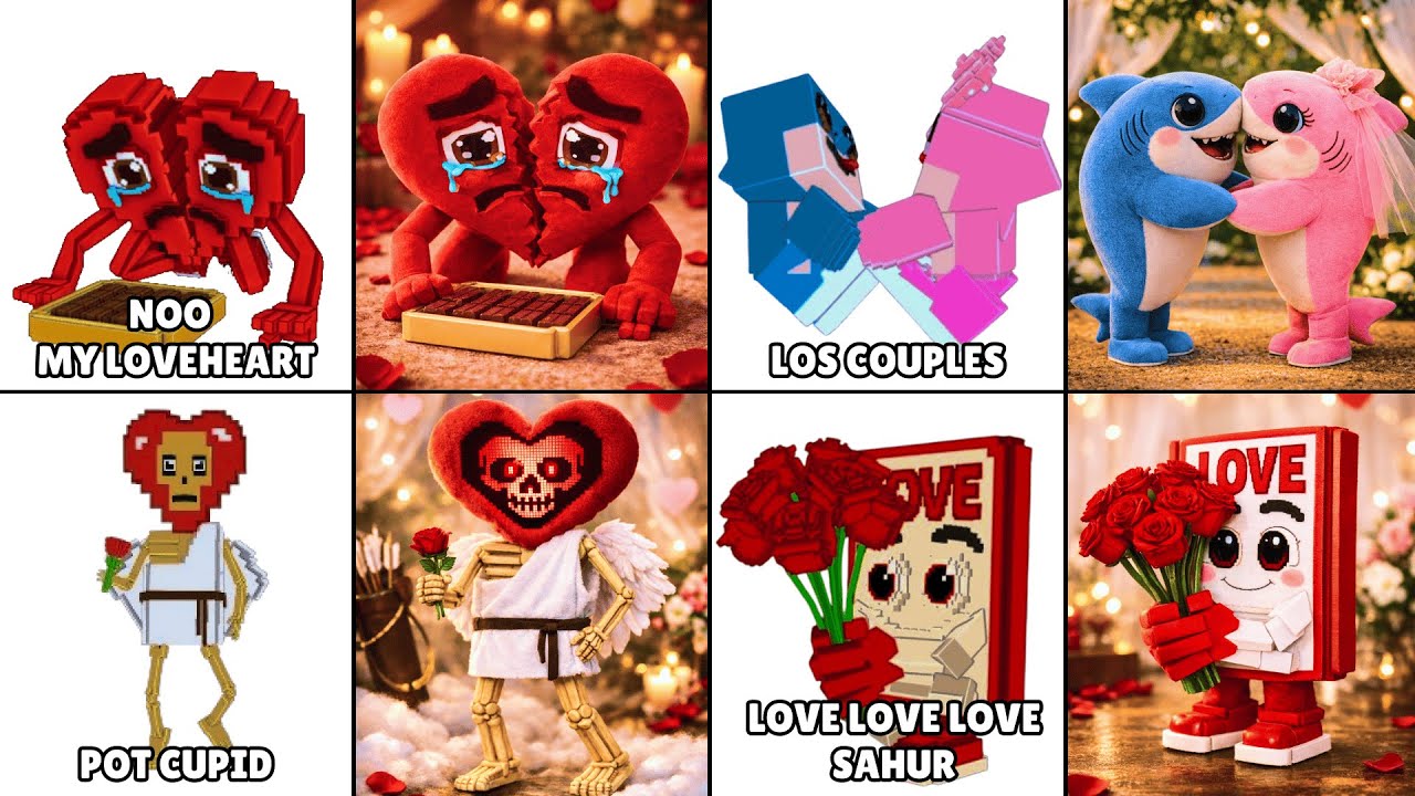 NEW VALENTINE'S DAY💘 UPDATE! All New Steal A Brainrot Characters vs Italian Brainrot