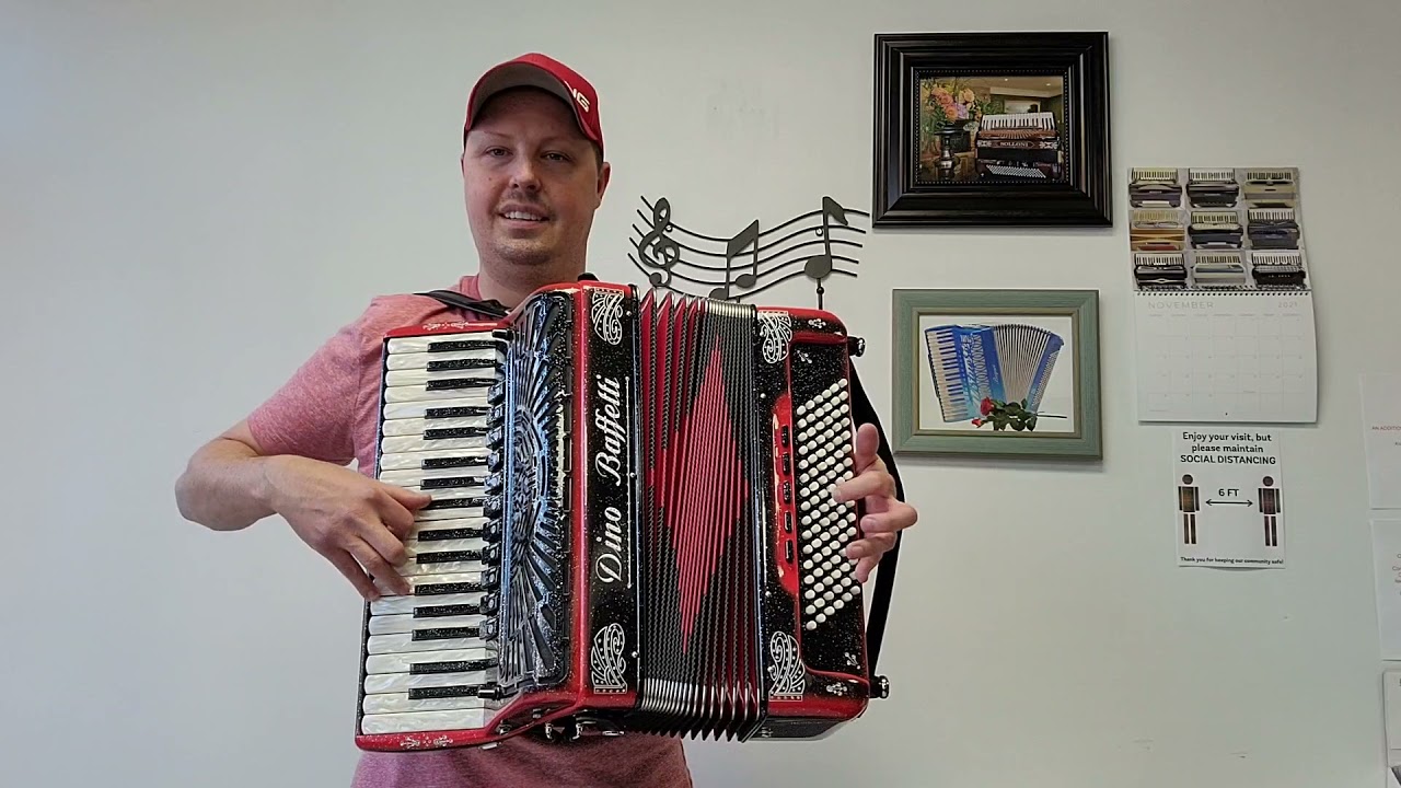 (SOLD!) - Dino Baffetti Professional I A Compact - VIDEO #2 - Brand New (Carnegie Accordion Company)