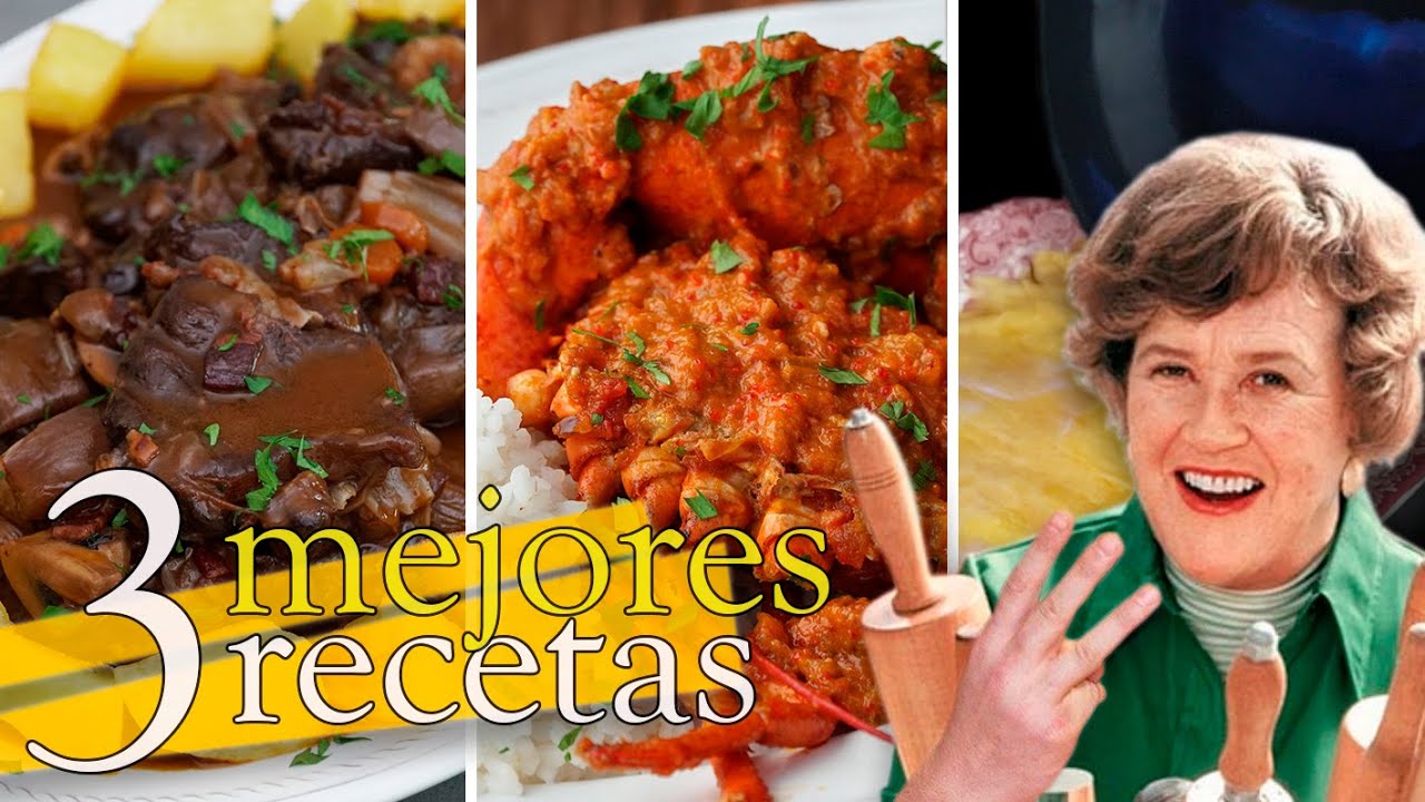 LAS 3 MEJORES RECETAS DE JULIA CHILD | Cocina francesa
